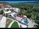 Kuća za odmor Mari 1 - with pool: H(6+1) Donji Humac - Otok Brač  - Hrvatska - vegetacija (kuća i okolica)
