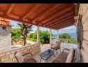 Kuća za odmor Lumos - panoramic view & olive garden: H(10) Postira - Otok Brač  - Hrvatska - terasa