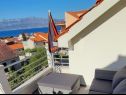 Apartmani Louis - 250m to the beach: A1(6) Supetar - Otok Brač   - pogled na more