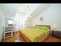 Apartmani Hazi 1 - 150m from sea: A1 Trogir(4+2), A2 Mastrinka(4+2) Mastrinka - Otok Čiovo   - Apartman - A2 Mastrinka(4+2): spavaća soba