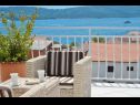 Apartmani Bozo - amazing terrace and sea view: A1(4) Okrug Gornji - Otok Čiovo   - pogled na more (kuća i okolica)