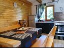 Kuća za odmor Laura - wooden house: H(4+2) Drežnica - Kontinentalna Hrvatska - Hrvatska - H(4+2): kuhinja i blagovaonica