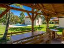  Green house - outdoor pool & BBQ: H(6+2) Plaški - Kontinentalna Hrvatska - Hrvatska - vrtna terasa