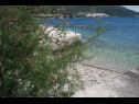 Apartmani At the sea - 5 M from the beach : A1(2+3), A2(2+2), A3(8+2), A4(2+2), A5(2+2), A6(4+1) Klek - Rivijera Dubrovnik   - plaža