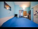 Apartmani Tara - 70 m from beach: SA2 rozi(2), SA3 plavi(2) Brbinj - Dugi otok   - Studio apartman - SA3 plavi(2): spavaća soba