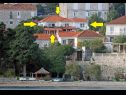 Apartmani Vedro - 50 m from sea: 1- Red(4+1), 2 - Purple(2+1), 3 - Blue(2), 4 - Green(2+2) Korčula - Otok Korčula   - kuća