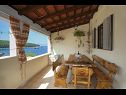 Kuća za odmor Villa Bistrana - 15m from sea: H(4) Uvala Tankaraca (Vela Luka) - Otok Korčula  - Hrvatska - H(4): terasa