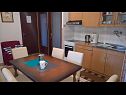 Apartmani True SA1(2), A2(6) Malinska - Otok Krk   - Apartman - A2(6): kuhinja i blagovaonica