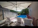Apartmani Ivona - open swimming pool: A1 (4+2), A2 (2+2) Njivice - Otok Krk   - bazen