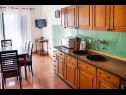 Apartmani Ante - seaview A1(5), SA2(3), SA3(2+1) Brela - Rivijera Makarska   - Apartman - A1(5): kuhinja i blagovaonica