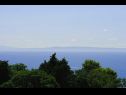  Maza - with seaview & parking: R1(2+1), R2(2) Brela - Rivijera Makarska   - pogled na more (kuća i okolica)