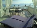 Apartmani Jure - terrace with amazing sea view: A1 Leona (6+2), A2 Ivano (6+2) Brist - Rivijera Makarska   - Apartman - A2 Ivano (6+2): terasa