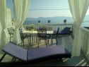 Apartmani Jure - terrace with amazing sea view: A1 Leona (6+2), A2 Ivano (6+2) Brist - Rivijera Makarska   - Apartman - A2 Ivano (6+2): terasa