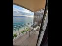 Apartmani Danka - affordable and at the beach: SA1(2) Brist - Rivijera Makarska   - Studio apartman - SA1(2): balkon