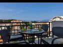 Apartmani Josip - panoramic sea view & parking: A1(4+2) Makarska - Rivijera Makarska   - terasa