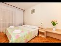 Apartmani Pet - 300 m from beach: A1(5) Makarska - Rivijera Makarska   - Apartman - A1(5): spavaća soba