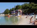 Apartmani Fila - large & close to the beach: A1(5) Makarska - Rivijera Makarska   - plaža