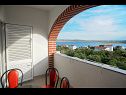 Apartmani BRANO - with swimming pool A9(8+2), A10(4+2), SA11(5), SA12(5) Novalja - Otok Pag   - Studio apartman - SA11(5): balkon