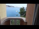 Apartmani Grand view - 2m from the beach : A1(6) Stara Novalja - Otok Pag   - Apartman - A1(6): pogled s prozora