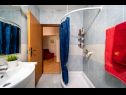 Apartmani Nada- sea view: A1 - Ljubičasti (4+2), A2 - Crveni (4+2) Banjol - Otok Rab   - Apartman - A2 - Crveni (4+2): kupaonica s toaletom