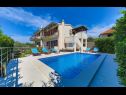 Kuća za odmor Rafaeli - with pool: H(8) Marina - Rivijera Trogir  - Hrvatska - H(8): bazen
