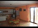 Apartmani Luka - pet friendly A1(4+2) Seget Donji - Rivijera Trogir   - Apartman - A1(4+2): kuhinja i blagovaonica