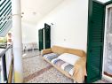 Apartmani Kaza - 50m from the beach with parking: A1(2), A2(2), A3(6) Trogir - Rivijera Trogir   - Apartman - A3(6): balkon