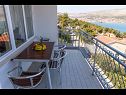 Apartmani Petar - great location close to the sea: A1 Donji (4+2), A2 Gornji (4+2) Trogir - Rivijera Trogir   - Apartman - A2 Gornji (4+2): balkon