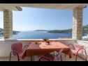 Apartmani Ante - perfect sea view: A1(2+2), A2(2+2) Vinišće - Rivijera Trogir   - Apartman - A1(2+2): terasa