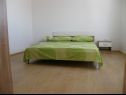 Apartmani Ljubi - 20 m from beach: A1(4+1), A2 Crveni(2+2), A3 Zeleni(2+2) Vinišće - Rivijera Trogir   - Apartman - A3 Zeleni(2+2): spavaća soba