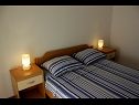 Apartmani Davor - 20m from sea : A1(2+2), A2(2+2), A3(6) Mali Iž (Otok Iž) - Rivijera Zadar   - Apartman - A3(6): spavaća soba