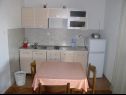 Apartmani Kuzma - afordable A1(2+2), A2(3), SA3(2) Nin - Rivijera Zadar   - Studio apartman - SA3(2): kuhinja i blagovaonica
