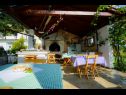 Apartmani Secret Garden A2(2+2), A4(2+2) Ražanac - Rivijera Zadar   - ljetna kuhinja