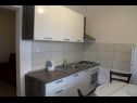 Apartmani Snjeza - 80 m from beach: A1 Studio (4), A2 Apartman (2+2) Vir - Rivijera Zadar   - Apartman - A2 Apartman (2+2): kuhinja i blagovaonica