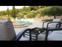 Kuća za odmor Nave - private pool: H(4+1) Postira - Otok Brač  - Hrvatska - H(4+1): vrtna terasa