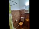 Apartmani Vig - 60 m from beach: A1(5), A2(4) Povlja - Otok Brač   - Apartman - A1(5): kupaonica s toaletom