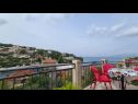 Apartmani Marin - amazing sea view: A1(4+1), A2(4+1), A3(4+1) Splitska - Otok Brač   - Apartman - A1(4+1): pogled na more