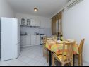 Apartmani Silvana - economy apartments : A1(4), A3(2+1), A2(2) Supetar - Otok Brač   - Apartman - A1(4): kuhinja i blagovaonica