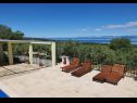 Kuća za odmor Mario - with pool & sea view: H(4+2) Supetar - Otok Brač  - Hrvatska - terasa