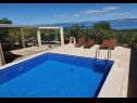 Kuća za odmor Mario - with pool & sea view: H(4+2) Supetar - Otok Brač  - Hrvatska - otvoreni bazen (kuća i okolica)