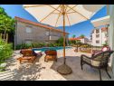 Kuća za odmor Maria - private pool & parking: H(4+1) Supetar - Otok Brač  - Hrvatska - dvorište