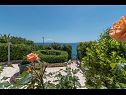 Apartmani Daniela - terrace with amazing sea view A1(6) Okrug Gornji - Otok Čiovo   - dvorište
