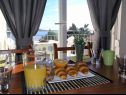 Apartmani Aurelius - relaxing with gorgeous view A1 Luce (4+2), A2 Marin(2+2), A3 Maja(4+2), A4 Duje(2+2) Okrug Gornji - Otok Čiovo   - Apartman - A1 Luce (4+2): blagovaonica