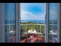 Apartmani i sobe Villa Bouganvillea - sea view & garden: A1 Deluxe (2+1), A2 Superior (2+1), A3 Comfort (2+1), A4 Premium (2+1), R1 Deluxe (2), R2 Comfort (2) Mlini - Rivijera Dubrovnik   - Apartman - A3 Comfort (2+1): terasa
