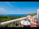 Apartmani i sobe Villa Bouganvillea - sea view & garden: A1 Deluxe (2+1), A2 Superior (2+1), A3 Comfort (2+1), A4 Premium (2+1), R1 Deluxe (2), R2 Comfort (2) Mlini - Rivijera Dubrovnik   - Apartman - A4 Premium (2+1): pogled s terase