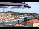 Apartmani Mar - beautiful panoramic view: SA2(2), SA3(2), A4(2+1) Hvar - Otok Hvar   - Studio apartman - SA2(2): pogled s terase