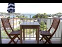 Apartmani Mar - beautiful panoramic view: SA2(2), SA3(2), A4(2+1) Hvar - Otok Hvar   - Studio apartman - SA3(2): terasa