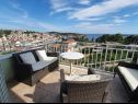 Apartmani Mar - beautiful panoramic view: SA2(2), SA3(2), A4(2+1) Hvar - Otok Hvar   - Apartman - A4(2+1): terasa