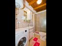 Apartmani Kati - pure nature & serenity: A1(5) Uvala Zaraće (Milna) - Otok Hvar  - Hrvatska - Apartman - A1(5): kupaonica s toaletom