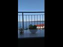Apartmani Jela - terrace and sea view A1(4+2) Zavala - Otok Hvar   - Apartman - A1(4+2): pogled